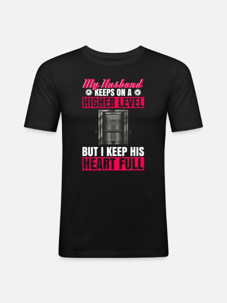Aufzugstechniker-design Für Eine - T-shirt près du corps Homme - noir