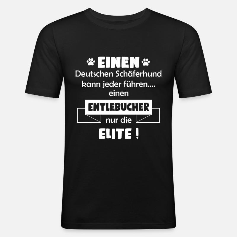 Entlebucher Sennenhund - Entlebucher - Männer Slim Fit T-Shirt - Schwarz