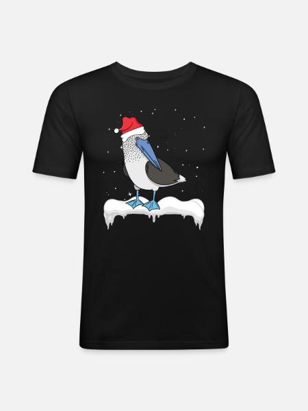 Seabird Blue-footed - Men's Slim Fit T-Shirt - black