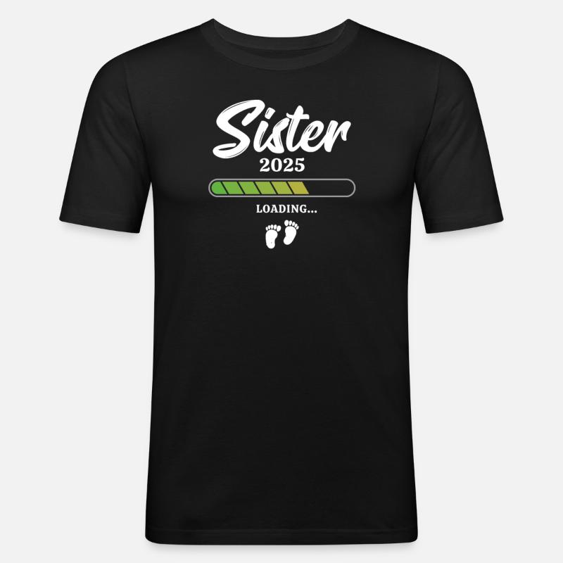Sister Loading 2025 - Men's Slim Fit T-Shirt - black
