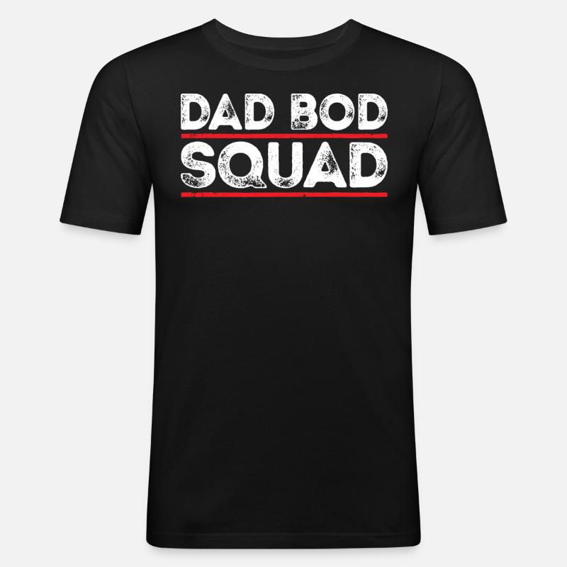 Dad Bod Squad - Men's Slim Fit T-Shirt - black