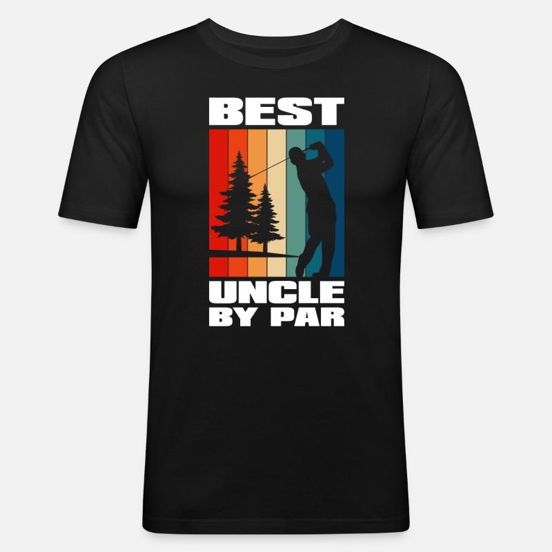 Uncle By Par - Men's Slim Fit T-Shirt - black