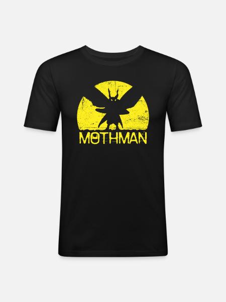 Mothman Point Pleasant - Men's Slim Fit T-Shirt - black