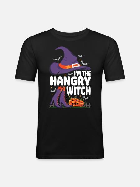 I'm the Hangry Witch - Men's Slim Fit T-Shirt - black