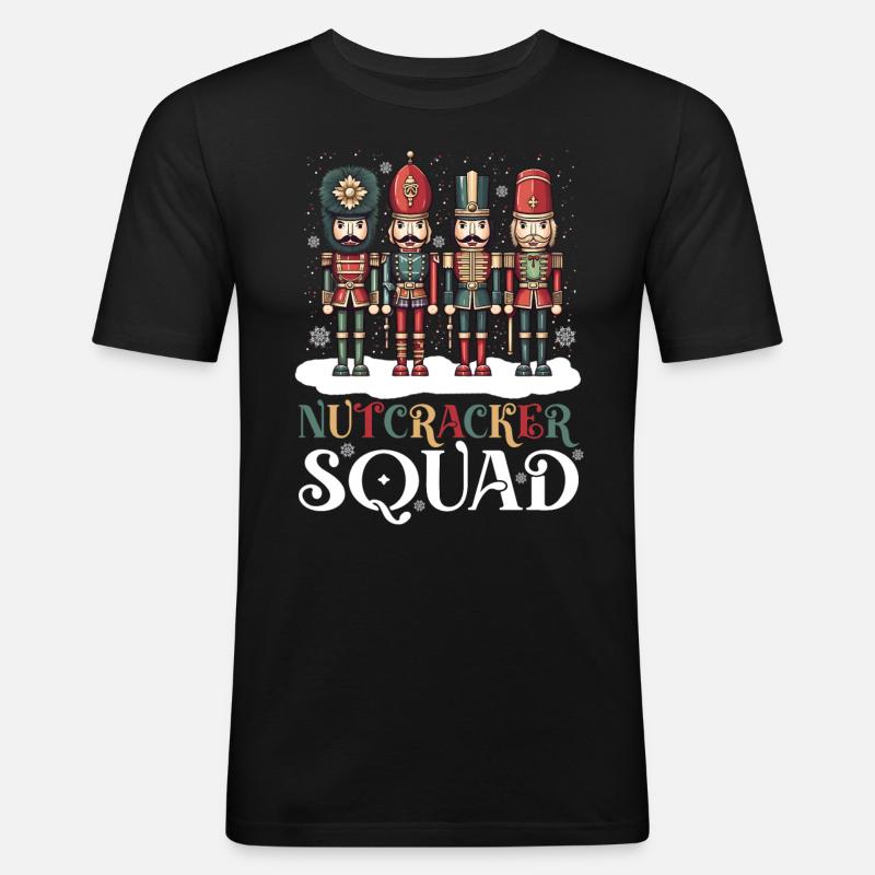 Nutcracker Squad - Men's Slim Fit T-Shirt - black