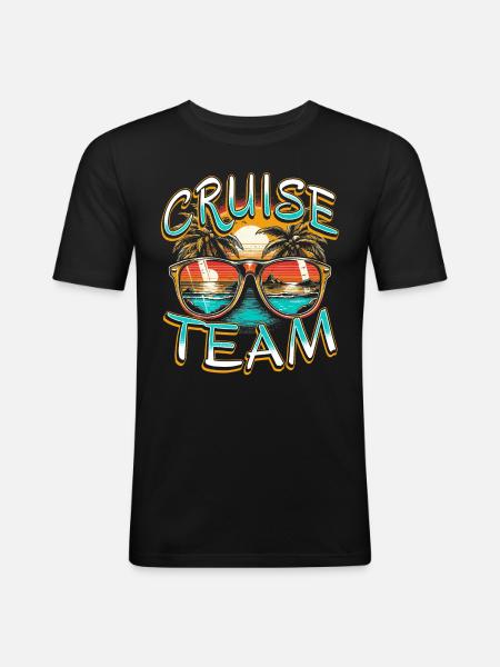Cruise Team - Men's Slim Fit T-Shirt - black