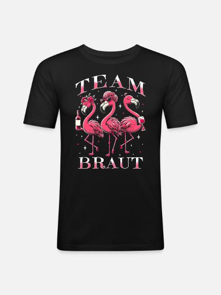 Team Bride - Men's Slim Fit T-Shirt - black