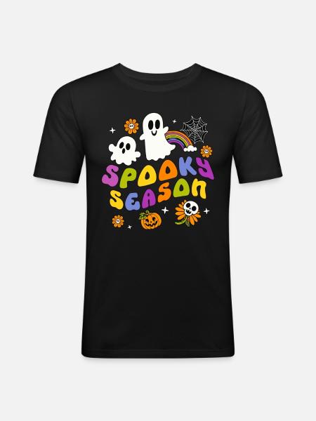Spooky Season - Men's Slim Fit T-Shirt - black