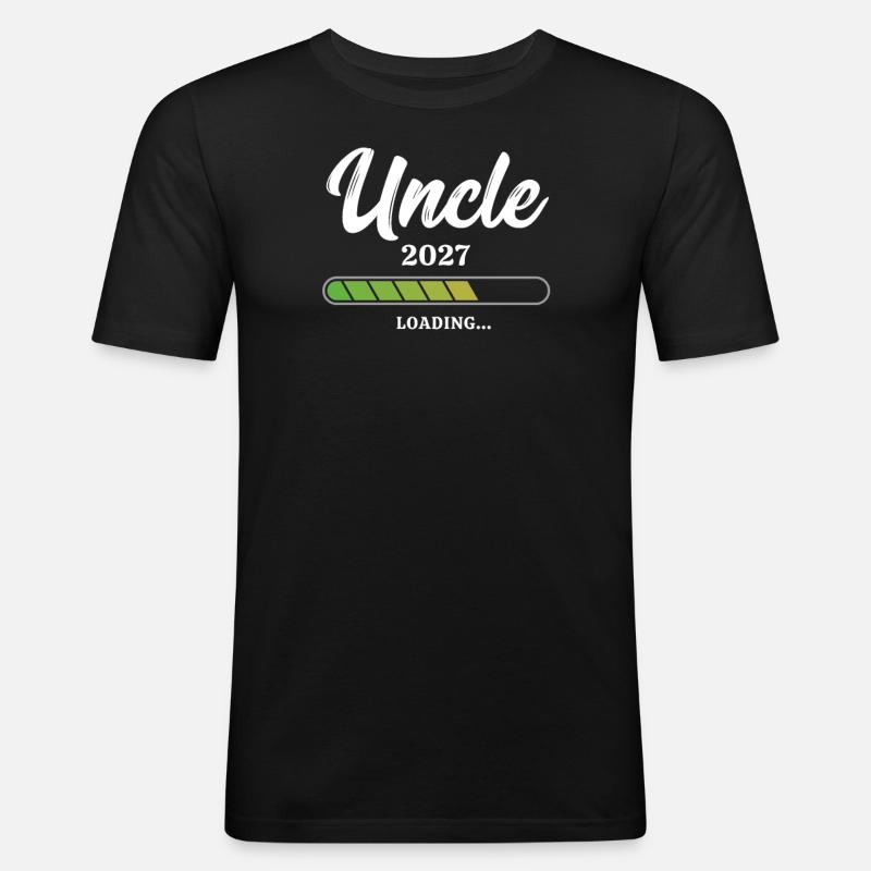 Uncle Loading 2027 - Men's Slim Fit T-Shirt - black