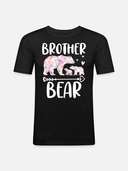 Brother Bear - Men's Slim Fit T-Shirt - black
