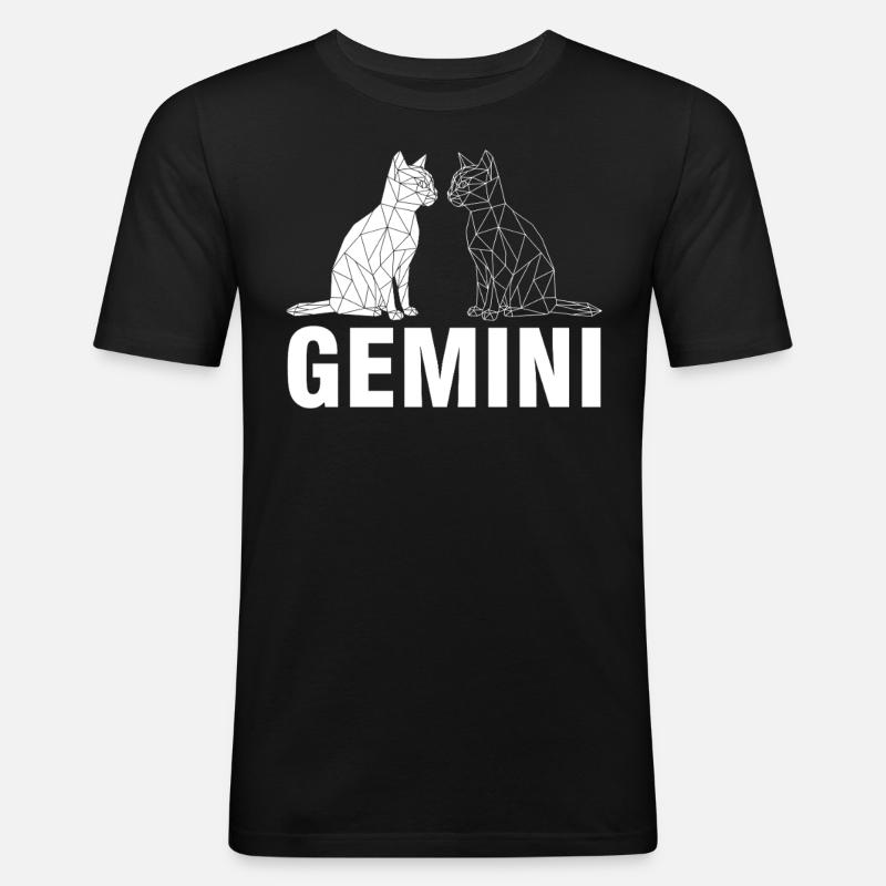Gemini - Men's Slim Fit T-Shirt - black