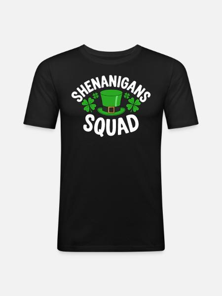 Shenanigans Squad - Men's Slim Fit T-Shirt - black