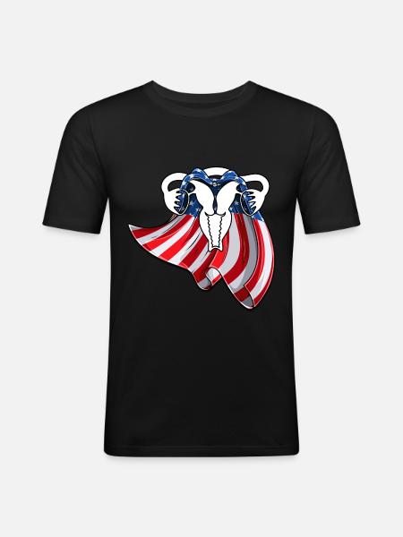 Mind your own uterus - Men's Slim Fit T-Shirt - black
