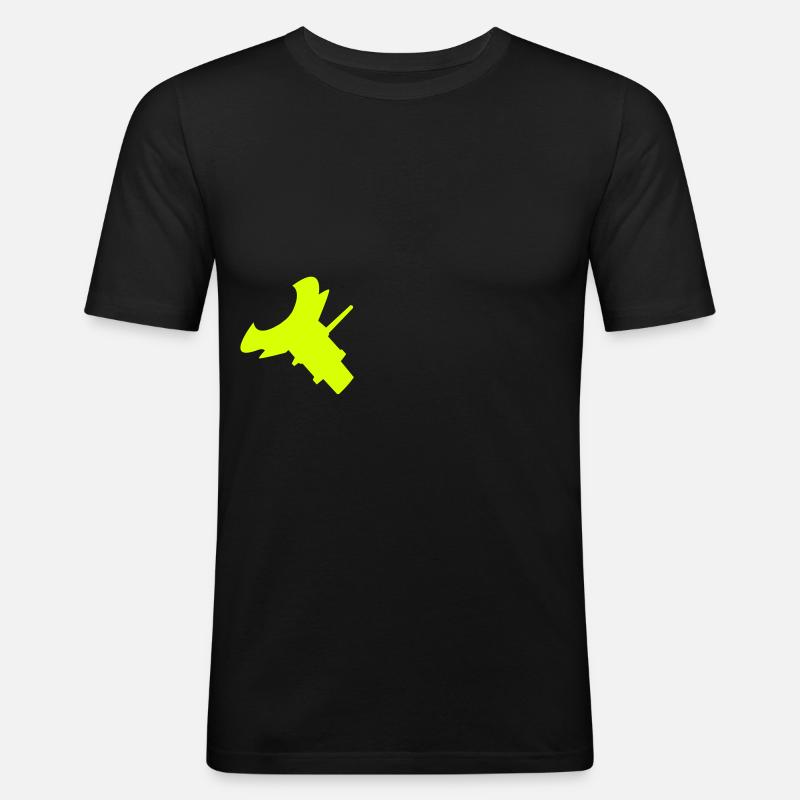 Ciseaux de pompiers - T-shirt près du corps Homme - noir