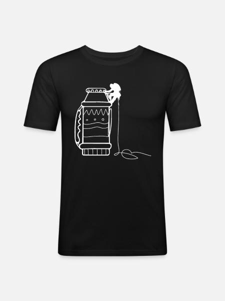 Climbing - (11) - Men's Slim Fit T-Shirt - black