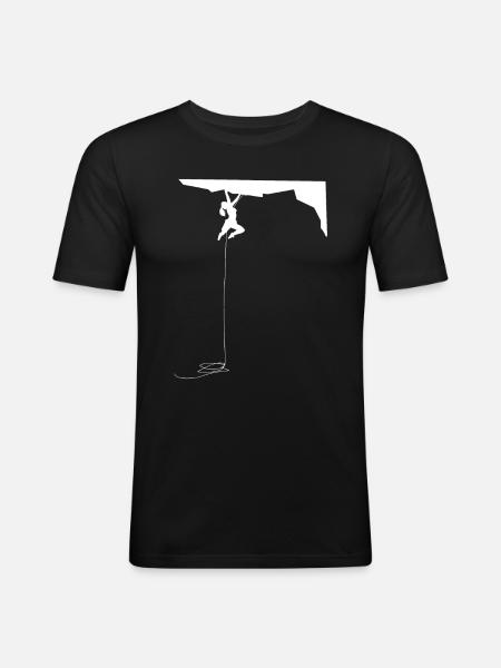 Climbing - (10) - Men's Slim Fit T-Shirt - black