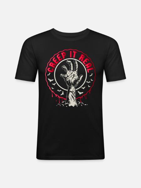 Halloween Costume Halloween Party - Men's Slim Fit T-Shirt - black