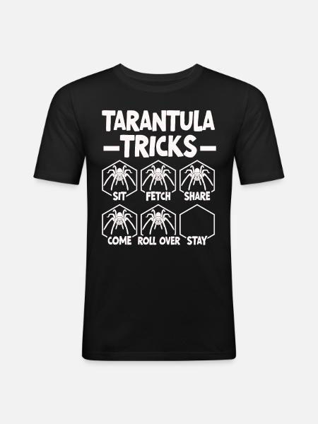 Tarantula breeder spider owner tarantula - Men's Slim Fit T-Shirt - black