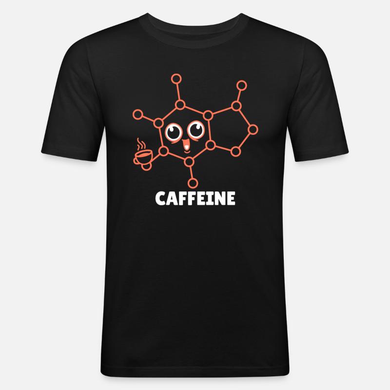 Chemiker Chemie Wissenschaft Atom Molecule - Männer Slim Fit T-Shirt - Schwarz