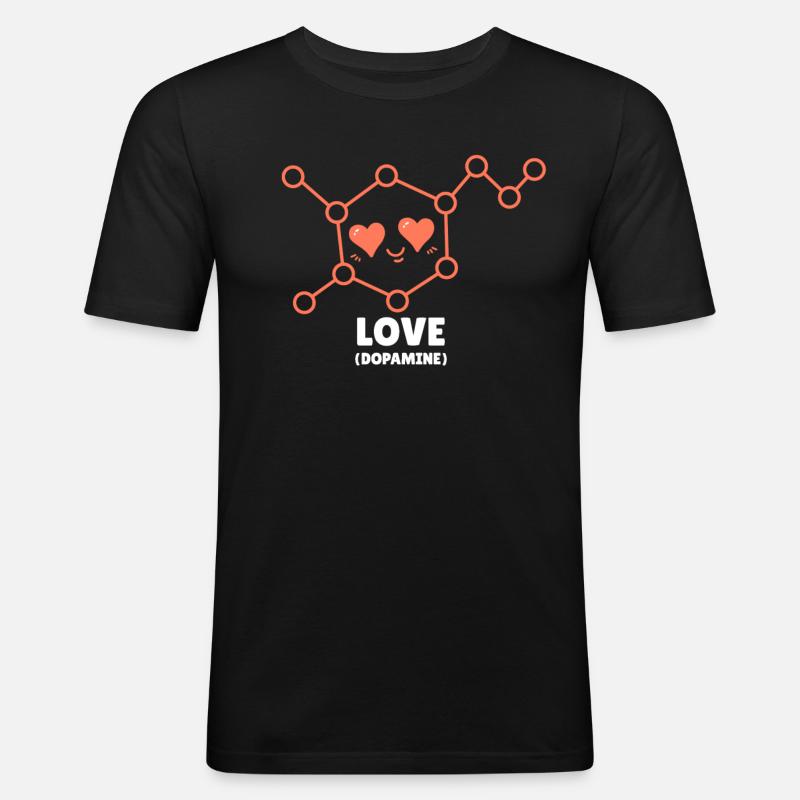 Chemist Chemistry Science Atom Molecule - Men's Slim Fit T-Shirt - black