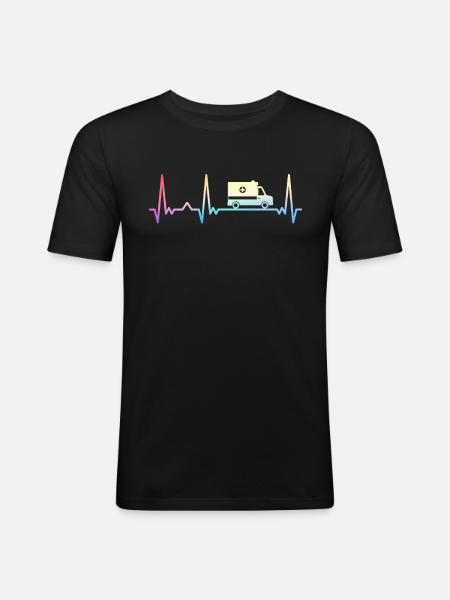 Paramedic Paramedic - Men's Slim Fit T-Shirt - black
