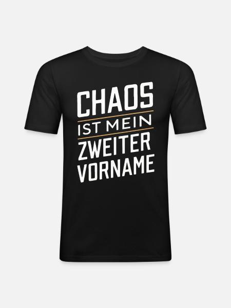 Sarcasm Irony Funny Sarcastic Sayings - Men's Slim Fit T-Shirt - black