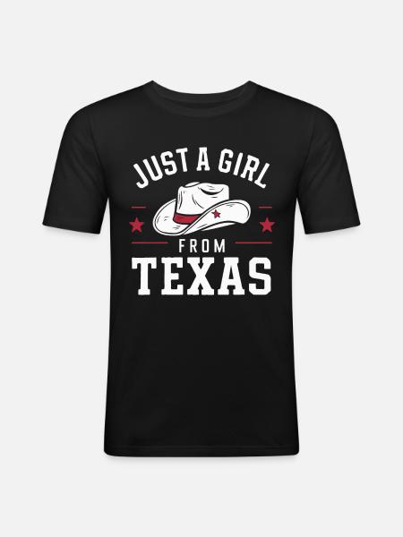 Texas State Texans Texas - Men's Slim Fit T-Shirt - black