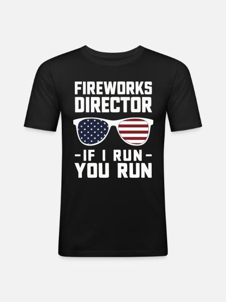 Pyrotechnics Fireworks Pyrotechnics - Men's Slim Fit T-Shirt - black