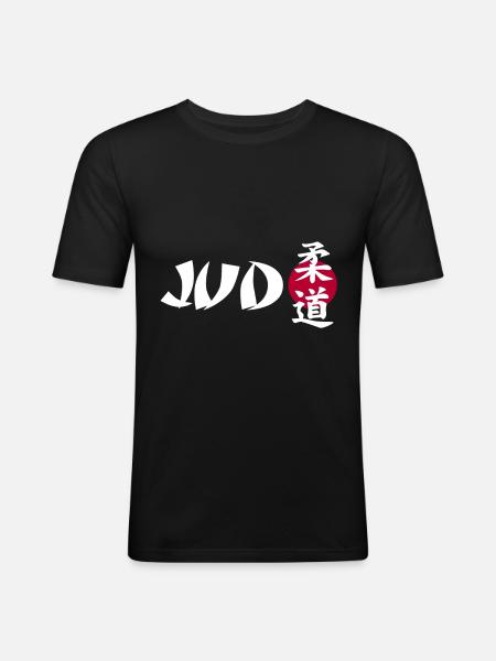 Judo - Men's Slim Fit T-Shirt - black