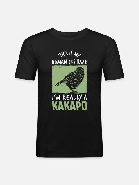 Kakapo Australia Costume - Men's Slim Fit T-Shirt - black