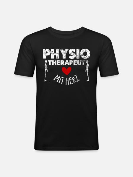 Physiotherapist - Men's Slim Fit T-Shirt - black