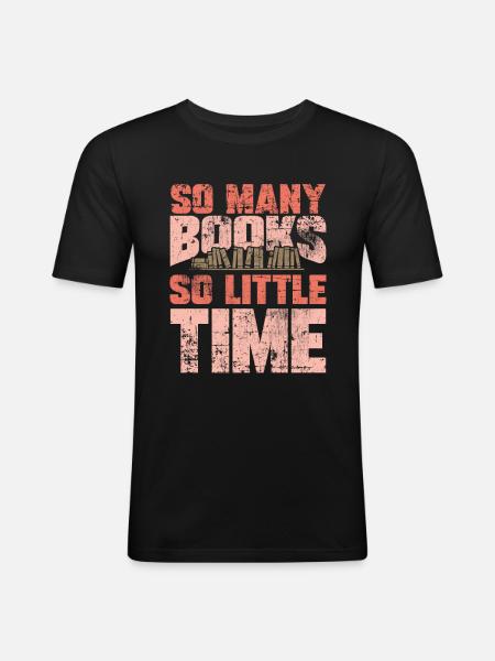 Read - Men's Slim Fit T-Shirt - black