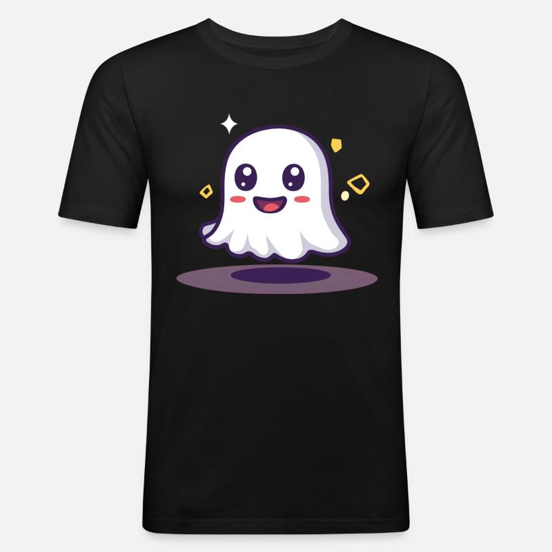 Geist - Männer Slim Fit T-Shirt - Schwarz