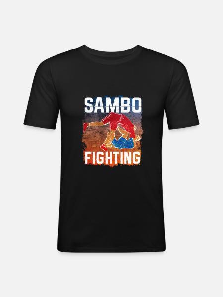 Sambo - Men's Slim Fit T-Shirt - black