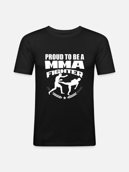 MMA - Men's Slim Fit T-Shirt - black