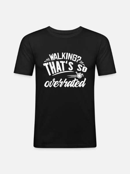 wheelchair - Men's Slim Fit T-Shirt - black