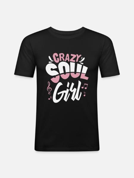 Soul Music Girls - Men's Slim Fit T-Shirt - black