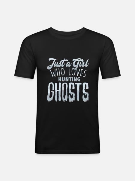 ghosts - Men's Slim Fit T-Shirt - black
