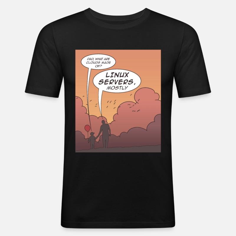 Funny coding programming languages design - Men's Slim Fit T-Shirt - black