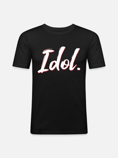 Idol new - Men's Slim Fit T-Shirt - black