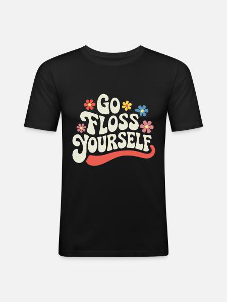 Dentist Dental Assistant Teeth - Men's Slim Fit T-Shirt - black