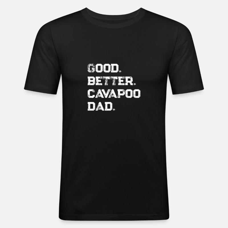 Cavapoo - Men's Slim Fit T-Shirt - black