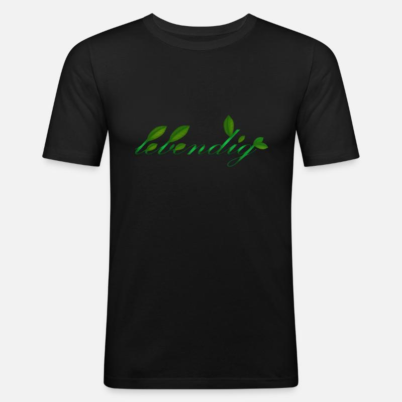 alive - Men's Slim Fit T-Shirt - black