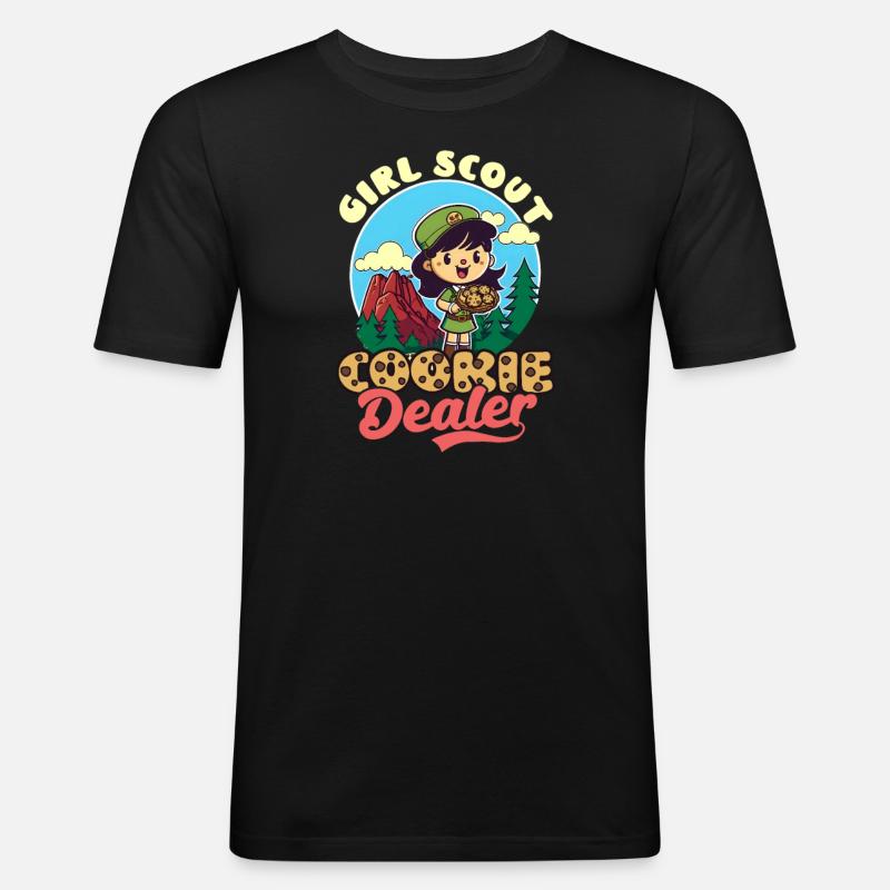 Pfadfinder Pfadfindermädchen - Männer Slim Fit T-Shirt - Schwarz