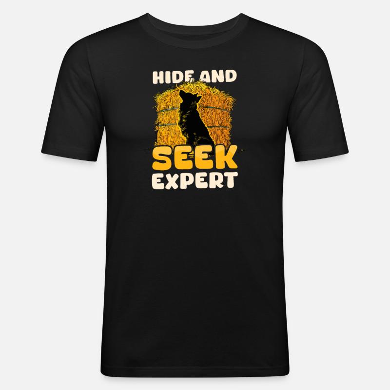 Barn Hunt Expert cache-cache - T-shirt près du corps Homme - noir
