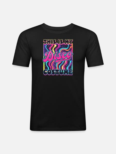 This Is My 70s Costume - Men's Slim Fit T-Shirt - black