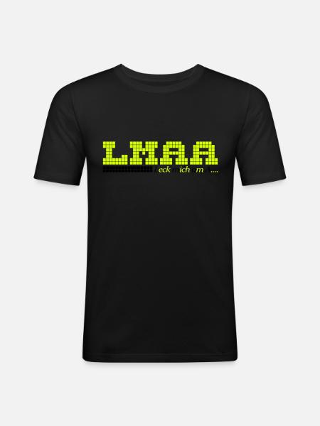 "LMAA" by Claudia-Moda - T-shirt près du corps Homme - noir