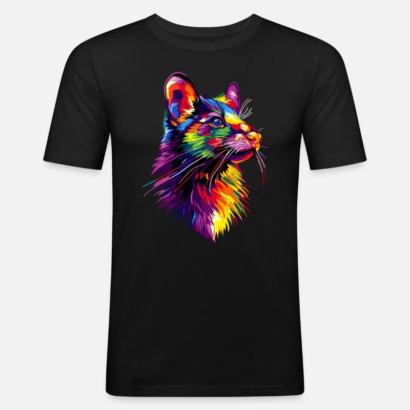 Tasmanischer Teufel Beuteltier Tasmanian Devil - Männer Slim Fit T-Shirt - Schwarz
