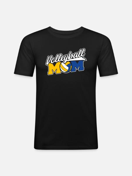 Volleyball Beach Volleyball - Men's Slim Fit T-Shirt - black