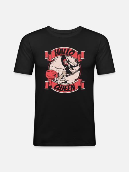Halloween - T-shirt près du corps Homme - noir